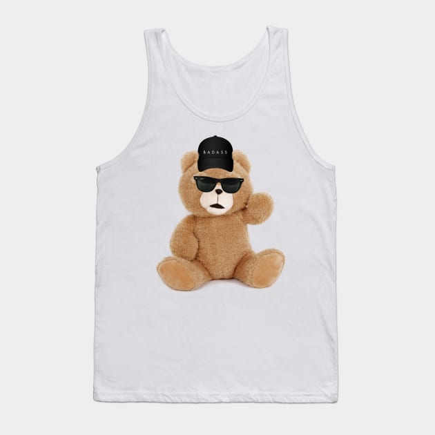 badass teddy Tank Top by janvimar